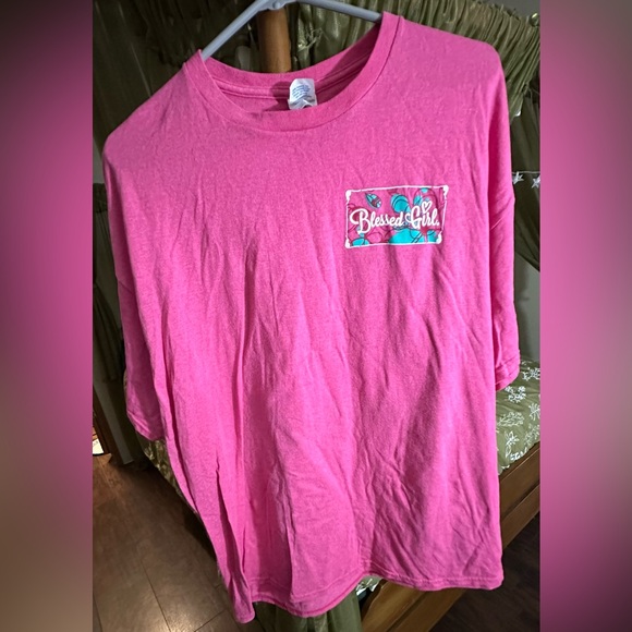 Delta Tops - Delta Pink Graphic Short Sleeve Tee